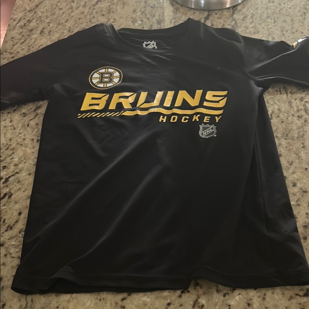 NHL Bruins Black and Gold Tee